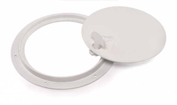 Люк инспекционный круглый белый D213 mm