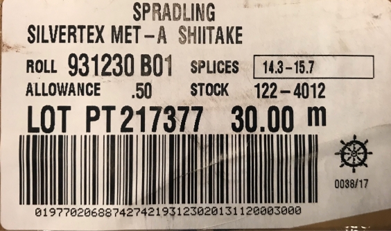 Кожзаменитель Spradling Silvertex Shiitake 122-4012 Ширина 1.37м
