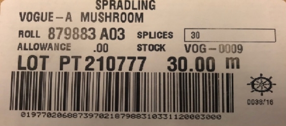 Кожзаменитель Spradling Vogue Mushroom VOG-0009 Ширина 1.37м