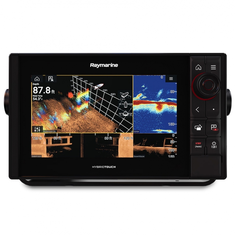Raymarine AXIOM 9 Pro-RVX, HybridTouch 9" Multi Display with 1kW Sonar, DV, SV and RealVision 3D