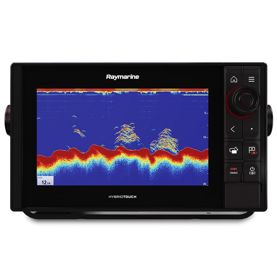Raymarine AXIOM 9 Pro-S, HybridTouch 9" Multi-function Display with High CHIRP Conical Sonar for CPT-S